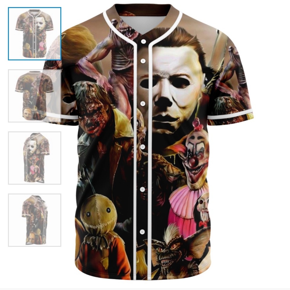 Unisex horror jersey